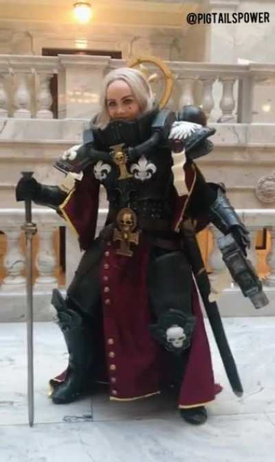 Finished my Battle sister for Halloween! I&rsquo;m so excited to surprise my friends for our Halloween battle! hehehehe. I have more photos on my IG! @pigtailspower