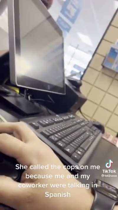 Karen and her husband calls the police on Hispanic employees because they were speaking Spanish to each other.