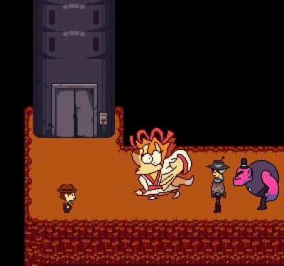 Ceroba in that one part of Pacifist