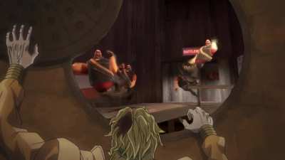 DIO tries to escape in the sewer but with a twist