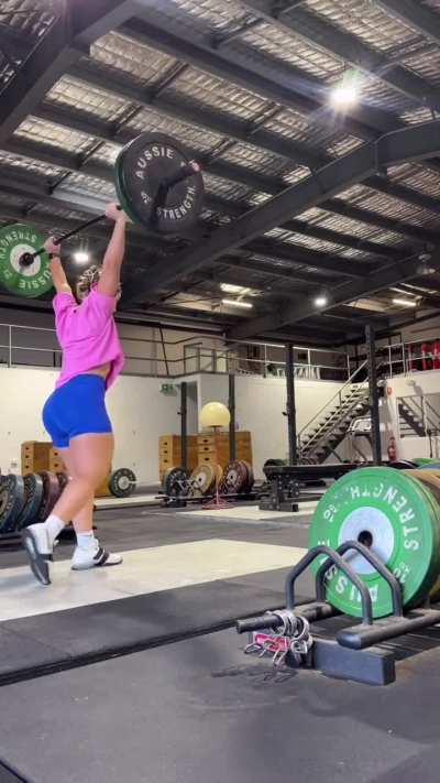 Olympic weightlift training