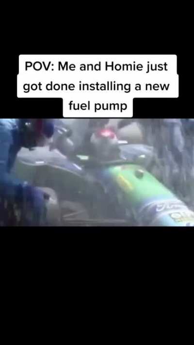 me and the homie after installing a new fuel pump