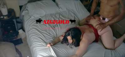 Hotwife BentleyMarie Gets All 3 Holes Stretched &amp;amp; Filled by AZGIGOLO