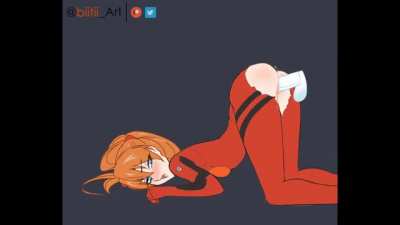 Asuka plugged (biitii_Art)
