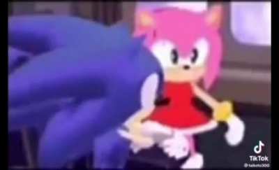 "SEGA has ruined AMY!! I LOVED SONIC AND AMY'S RELATIONSHIP BEFORE THE META ERA!!!😭" Sonic and Amy's relationship back then: