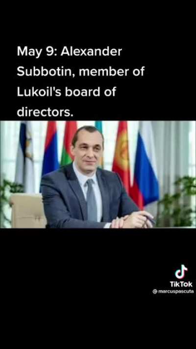 Russian Oligarchs who have mysteriously died since the Ukraine invasion.