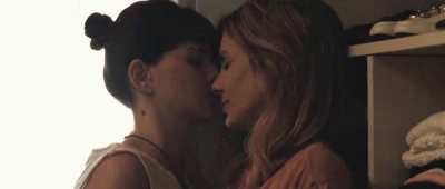 China Suárez and Julieta Cardinali Lesbian kissing scene - Part 1 - in Linda (2024)