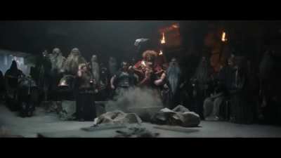 Since they can't fight with the orcs, they meanwhile just wanna impress dwarves?