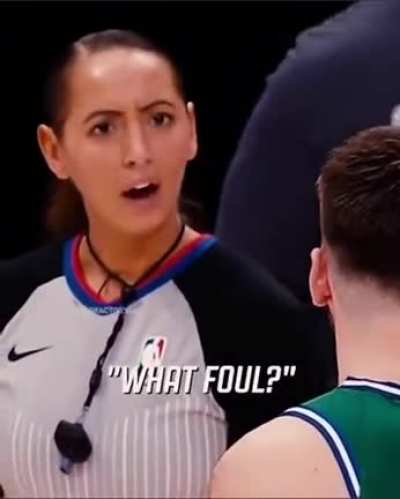 You didn't see the foul
