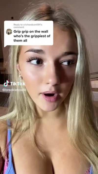 She admitted it