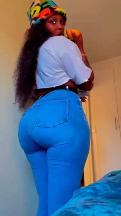 Blue jeans, white shirt