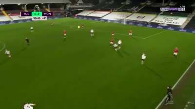 Pogba's pass vs Fullham