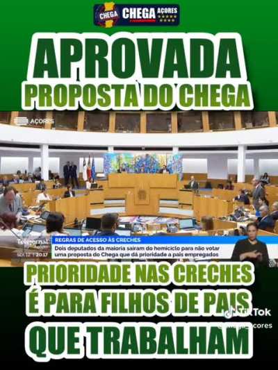 Vit&oacute;ria do Chega A&ccedil;ores para quem trabalha 