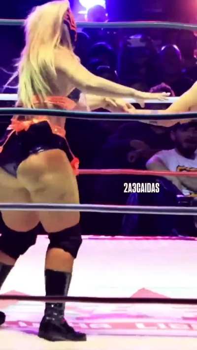 La hiedra in her match AAA in Tijuana different angle 1/30/26