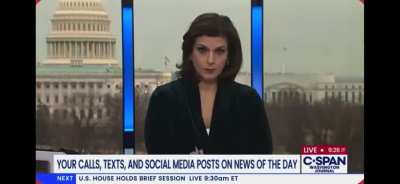 65 year old woman from Minnesota calls in and nearly breaks CSPAN host by telling her she&rsquo;s slowly starving to death..