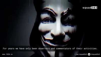 "Smartphones are our weapons" Squad303/Anonymous