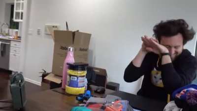 Claymore Roomba is a goldmine for screams like this