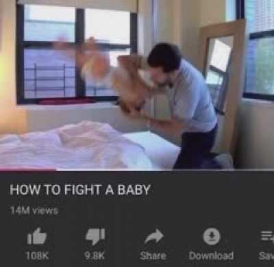 The disbelief music is just awesome, btw the baby is fine ofc.