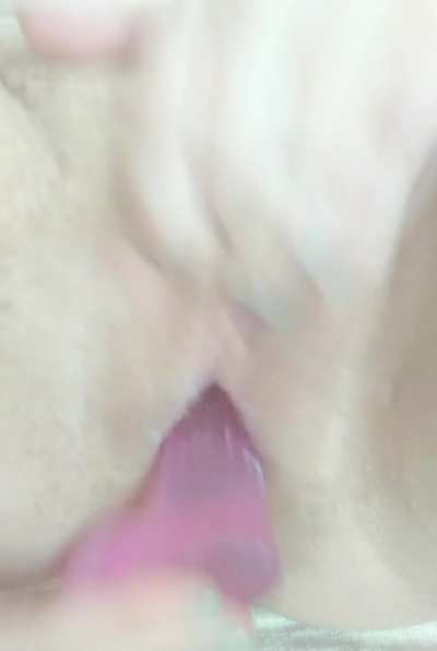 Let's try this again (imgur took my gif down)! Two truths and a lie: 1. I'm normally much louder when I cum. 2. I cleaned up my grool afterward, like a good girl. 3. I regret posting this 😘