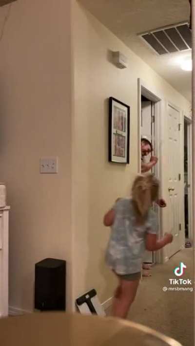 pranking dad