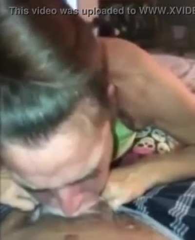 Deepthroat when he's about to cum