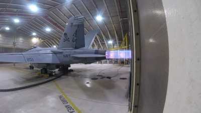 F-18 testing it&rsquo;s afterburner.