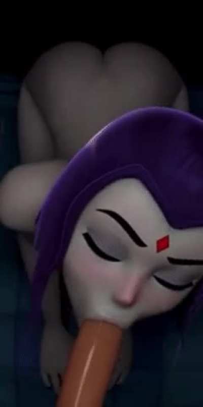 Raven sucking you off