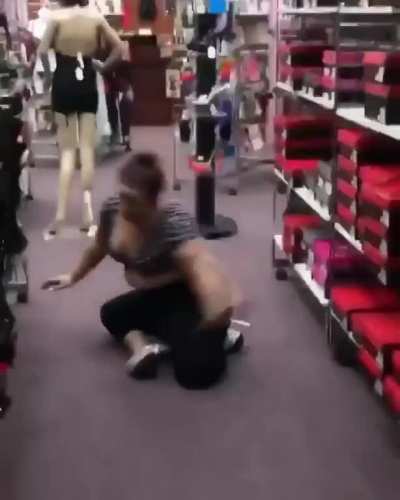 Guess what they broke when walking around