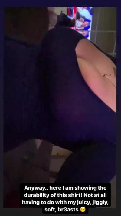 Shirt advertisement