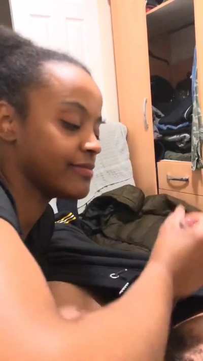 African big booty doggystyle and blowjob 
