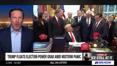"Trump wants to take control of federal elections so he can rig them in his favor."
