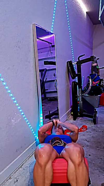 Extreme sissy squats