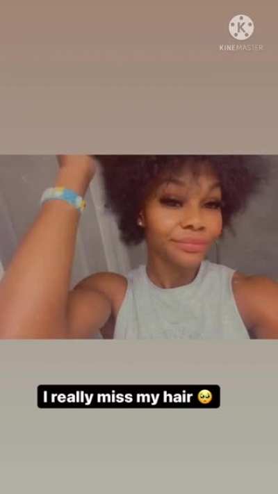 LOVE HER HAIR 😍