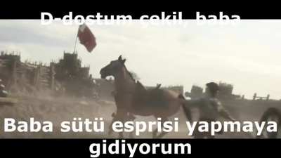 aslında ben bu editi daha uzun ve daha g&uuml;zel yapcaktım, ses te ekranda ki yazı da olmucaktı, ama mouse umu parampar&ccedil;a ettim ve touchpadle &ccedil;alışmak zor, o y&uuml;zden b&ouml;le bişi yaptım