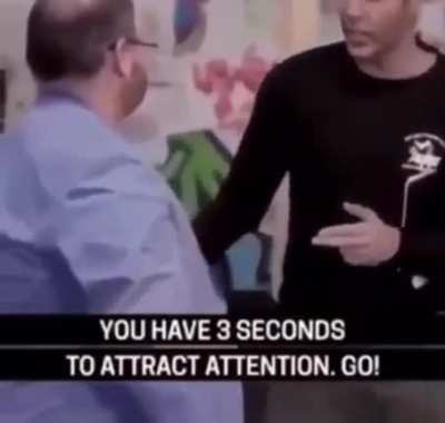 He got my attention