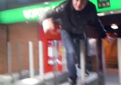 Not paying your subway toll