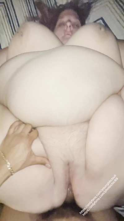Bbw milf got so wet for my young BBC (OC)