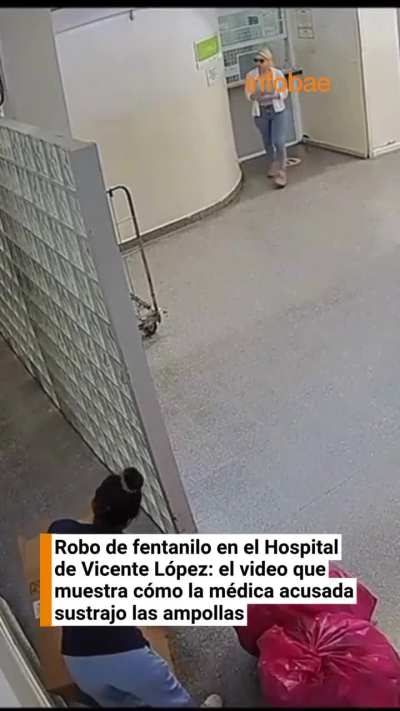 El video que muestra cómo la médica acusada de robar fentanilo en el hospital de Vicente López sustraía las ampollas