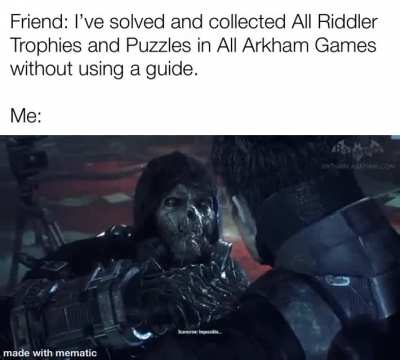 Riddle me this.