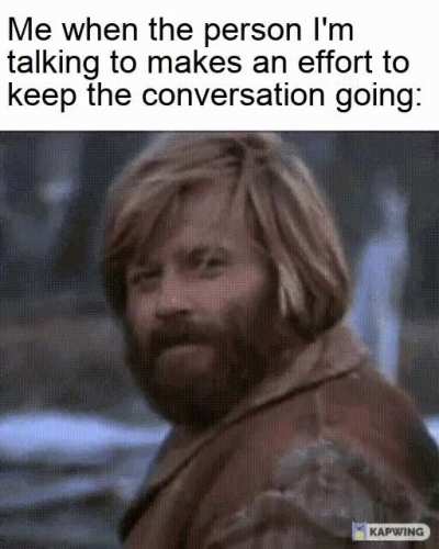 Better than being quiet...
