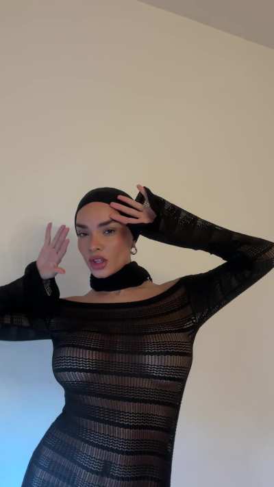 If I ask you to lick my tight shaved pussy under this hijab, what will you say?