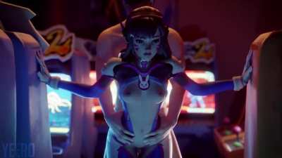 D.va's reward for beating her highscore (Yeero)