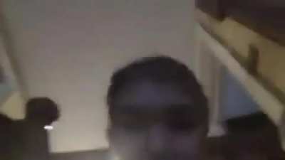 Kid falling down the stairs