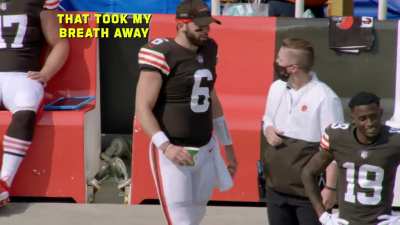 [Mic'd Up] "Oh I love winning" -- Baker Mayfield had the most fun on Sunday
