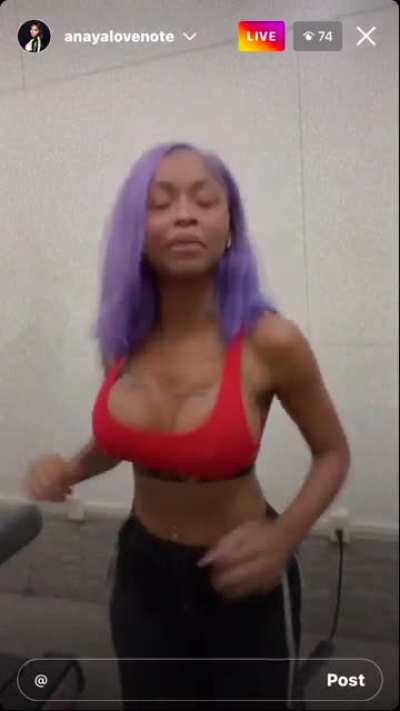 Nothing too much just some hard ass nipples she was just live 💯