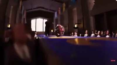I don't remember this was it a deleted scene