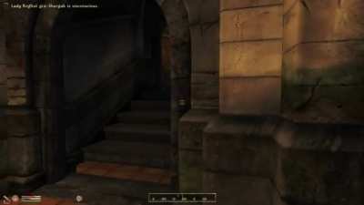 I've been playing Oblivion for fifteen years and it's the first time I hear this line