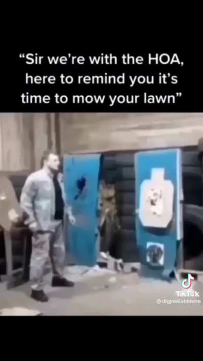 "Sir you need to mow you-" 🤓