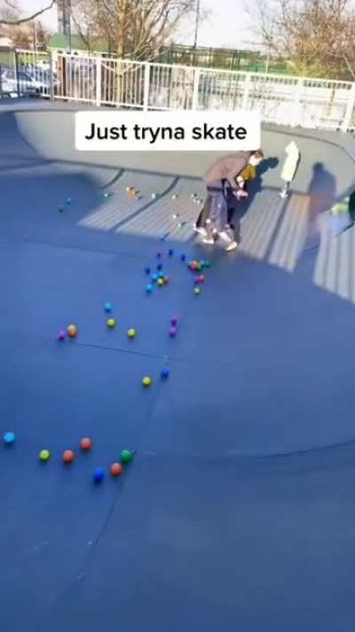 Karen brings her kids to the skatepark