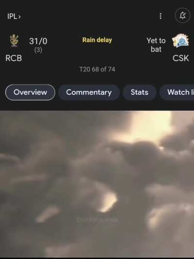 Live footage from chennai